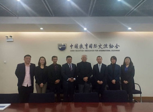 UCYP学校代表团到访中国教育国际交流协会
